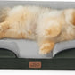 Bedsure Orthopedic Dog Beds for Small Dogs - Washable Small Dog Cat Bed Waterproof, Comfort Pet Couch Sofa with Washable Removable Cover, Pets Bed with Nonskid Bottom, Boreal Canopy Green, 24"