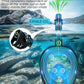 W WSTOO Full Face Snorkel Mask Adults,Suitable for Beginners Dry Top Snorkeling Gear,Can Your Mouth or Nose to Breathe,180 Degrees Panoramic View,Anti-Fog Anti-Leak,Summer Travel and Vacationing Gifts