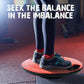 Yes4All Upgraded Wobble Balance Board, 16.34" TPE Non-slip, Stability Board for Home Gym, Standing Desk & Physical Therapy
