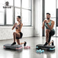 Aerobic Stepper Set with Dumbbells & Measuring Tape, Adjustable Height 2 Level Risers Workout Exercise Step Platform, 4 Colors, the Ultimate Gift for a Joyful Holiday and Merry Christmas