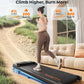 3.0HP Walking Pad with 9% Incline, 0.6-5 MPH, Compact & Portable Under Desk Treadmill for Home/Office, Maximum 265lbs Capacity, Remote, APP Control, for Jogging/Running, Assemble Free
