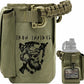 Iron InfideI Battle Bottle Sleeve - 64 oz and 32 oz Water Bottle Sleeve Only for Half Gallon 1L Steel Water Bottle | Rugged Cover with Molle for Versatile Design with Storage for Phone, Wallet & Keys
