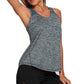 Aeuui Womens Workout Tops for Women Racerback Tank Tops Mesh Yoga Shirts Athletic Running Tank Tops Sleeveless Gym Clothes