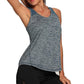 Aeuui Womens Workout Tops for Women Racerback Tank Tops Mesh Yoga Shirts Athletic Running Tank Tops Sleeveless Gym Clothes
