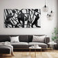 Large Canvas Wall Art, Basketball Sports Motivational Artwork Pictures Cool Teen Boy Poster Prints Man Wall Paintings for Home Office Gym Decor Framed Ready to Hang 24x48 IN
