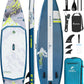 UPWELL 11’6”/11'2”/11'/10'8”/10'6”/10'2” Inflatable Stand Up Paddle Board with sup Accessories Including Backpack, Repairing Kits, Non-Slip Deck, Leash, 3 Fins, Paddle and Hand Pump