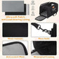 PETUX Pet Carrier Airline Approved, 17"x11"x9.5" Portable Cat Carrier Soft with Anti-Scratch Mesh for Small Cats up to 12 lb, Top Open Breathable Dog Carriers for Puppy up to 10 lb (Black)