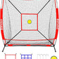 6 x 6 FT Baseball Net with 3 Diffferent Targets, Portable Practice Net for Batting，Hitting，Pitching and Throwing,Compact Package with Small Carrying Bag，Great for Kids