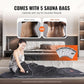 VEVOR Sauna Blanket, Compact Infrared Home Sauna with Oxford Fabric, Features Arm Openings & Carbon Fiber Warmers, Temp Settings 95-176℉, Timer 5-60 Mins, 75x35 inches