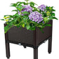 Planter for Outdoor Plants with Legs Raised Garden Bed Planter Box Elevated Garden Boxes Plant pots Perfect for Garden Patio Balcony Deck to Planting Flowers Vegetables Tomato and Herbs