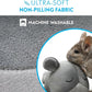 Paw Inspired Chinchilla Cuddler for Chinchillas, Guinea Pigs, Hamsters, Rats, Ferrets, Hedgehogs, Sugar Gliders, Small Animals | 9-Inch Chinchilla Plush Accessory Toy (Gray)