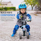 Soft-Style Kids Knee and Elbow Pads with Bike Gloves, Flexible Impact-Resistant Gear for Ages 2-11, Designed for Balance Bikes, Roller-Skating, and Skateboarding