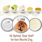 The Blissful Dog Chow Nose Butter for Dry, Cracked Skin, Lick-Safe Dog Nose Balm with Moisturizing Shea Butter, Almond, Olive, and Essential Oils, Pet Supplies, Uncented, 1 oz.