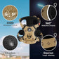 NESTROAD No Pull Dog Harness,Adjustable Oxford Dog Vest Harness with Leash,Reflective No-Choke Pet Harness with Easy Control Soft Handle for Small Dogs(Small,Light Brown)