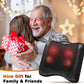 Back Massager with Heat, Percussion & Shiatsu 2-in-1 Massager for Lower Back Pain Relief, 3D Deep Tissue Kneading Massage Pillow for Back, Waist, Leg, Foot Relax, Gifts for Women Men