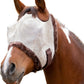 Kensington UV Fly Mask with Fleece Trim - Protective Mask with Dual Ear Opening & Forelock Freedom - XLarge, Desert Sand