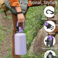 Half Gallon Water Bottle Insulated - 64 oz Water Bottle with Carrying Sleeve, Paracord Handle, Straw Spout Lid, Leak-proof Metal Hydro Water Jug for Workout Sport Hiking Gym, Purple Big Flask Thermo