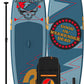 Retrospec Weekender Inflatable Stand Up Paddle Board Includes Paddle, Pump, and Accessories 10’6” Lightweight iSUP, Puncture Resistant Inflatable Paddle Board for Adults
