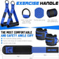 Pilates Bar Kit with Resistance Bands for Working Out, 210lbs Heavy Resistance Bands with Handles, Pilates Equipment with Resistance Band Bar for Men Women, at Home Gym Full Body Workout Equipment
