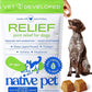 Native Pet Pain Relief for Dogs - Collagen for Dogs Promotes Joint Health, Reduce Inflammation & Stiffness - Senior Pup Joint Supplement - Natural Pain Reliever for Active & Aging Pets - 60 Chews