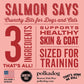 Polkadog Salmon Says Training Bits - Omega-3 Rich, Low Fat Healthy Dog Treat - Digestible, Vitamin & Mineral Packed Dog Snacks - Crunchy 3-Ingredient Treat, Ideal for Dogs with Allergies - 7oz