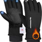 Waterproof Winter Ski Gloves Thermal -10F°, 3M Thinsulate Thick Warm Gloves, Windproof Touch Screen Snow Gloves