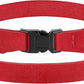 Breakaway Cat Collar Leather with Removable Bell - 13 Colors Available - Soft Adjustable Girl Boy Safety Lightweight Pet Kitten Collars Pink Brown Blue Green Red Orange Black (Red)