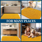 OLANLY Dog Door Mat for Muddy Paws 44x24, Absorbs Moisture and Dirt, Absorbent Non-Slip Washable Doormat, Quick Dry Chenille Mud Mat, Entry Indoor Entryway Carpet for Inside Floor, Golden Yellow