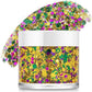 Mardi Gras Accessories Gold Face Glitter,Green Purple Gold Mixed Holographic Body Glitter Glitter,Festival Sequins for Face and Body, New Orleans Decorative Carnival Decorations