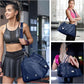 FIORETTO Womens Gym Tote Duffle Bag with Wet Pocket & Shoe Compartment, Sports Duffel Overnight Weekender Hospital Workout Carry on Bag for Girls, Ideal for Travel, Swimming, Dance, Ballet Navy Blue
