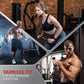 Yes4All Tricep Press Down Cable Machine Attachment Set, LAT Pulldown Attachment, Cable Machine Accessories for Home Gym