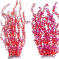 Hamiledyi Aquarium Plastic Plants Aquarium Decor Artificial Fish Tank Plants,Tall Fish Tank Decorations, Extra Large Aquarium Plant 23.6-inch Tall,2PCS（Red）