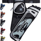 LEGEND XT320 Archery Quivers - Nylon Hip Quivers with 3 Arrow Tube Cases for Target Shooting - Adjustable Waist Belt, T-Slot, Storage Compartments for Accessories, Gear, Tools, Release Tab, Score Card