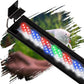 Led Aquarium Light, Full Spectrum Fish Tank Lights, 40 Gallon Freshwater Fishtank Hood Lighting for Grow Fish, Plants, Adjustable from 30 to 36 Inch