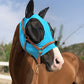Horse Fly Mask Super Comfort Horse Fly Mask Elasticity Fly Mask with Ears We Only Make Products That Horses Like… (Pacific Blue, M)