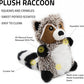 Playology Dog Toys | Plush Toy Racoon Stuffed Animal for Dogs | Small Sweet Potato Scented Toy - Easy to Clean and Made from Non Toxic Materials