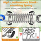 Tresbro 25 FT Dog Tie Out Cable with Spring, Shock Absorbing Tether Chains for Outside Aavilable in 10/15/20/25/30/40/50/70/100/120 FT, Heavy Duty Leads for Yard for Medium & Large Dogs Up to 500 LBS