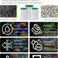 Medium Aquarium Filter Cartridges Compatible with Tetra Whisper Bio-Bag Filters, Fish Turtle Tank Assembled Filters for Tetra Whisper Power Filter 10i IQ10 PF10 & ReptoFilter (MEDIUM-12 Pack)