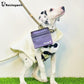 Dog Treat Pouch, Pocket Sized Pet Training Pouch, Hand Free Purple Dog Walking Bag with Carabiner, Self-Closing Pet Feed Snack Reward, for Puppy Travel or Outdoor Use, NanoPTC