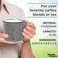 DISCOUNT PROMOS Ceramic Campfire Coffee Mugs 13 oz. Set of 10, Bulk Pack - Perfect for Tea, Espresso, Cappuccino, Hot Cocoa - Grey
