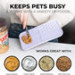 Pup Culture Dog Lick Mat for Dogs, Feeding Pad for Anxious Pets Plus 4 Different Puzzles for Mental Stimulation for Dogs - Supports Mental, Dental, and Digestive Health, Bite Resistant and Heavy Duty