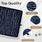 Snuffle Mat for Dogs, Dog Puzzle Mat, Interactive Dog Toys for Enrichment,Sniff Mats with Non-Slip Backing,Suitable for Breeds and Sizes of Dogs (Navy, 17" X 15")