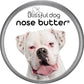 The Blissful Dog White Boxer Nose Butter for Dry, Cracked Skin, Lick-Safe Dog Nose Balm with Moisturizing Shea Butter, Almond, Olive, and Essential Oils, Pet Supplies, Uncented, 2 oz.