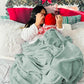Bedsure Fleece Bed Blankets Full Size Sage Green - Soft Lightweight Plush Fuzzy Cozy Luxury Blanket Microfiber, 84x90 inches