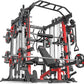 Power Cage,1600lbs Multi-Function Power Rack with Adjustable Cable Crossover System and More Training Attachment, Weight Cage for Home Gym