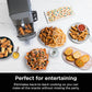 Ninja Air Fryer, 10QT DoubleStack XL 2-Basket, Compact Design, Cooks 5lb Whole Chicken, Feeds Up to 8 People, 6-in-1 Air Fryer, Roast, Bake & More, Easy to Clean, Dishwasher Safe Parts, Grey, SL401