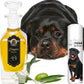 The Blissful Dog Rottweiler Nose Butter for Dry, Cracked Skin, Lick-Safe Dog Nose Balm with Moisturizing Shea Butter, Almond, Olive, and Essential Oils, Pet Supplies, Uncented, 0.50 oz.