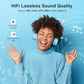 64GB Mp3 Player with Bluetooth 5.3 Blue, SWOFY M4 Music Player with 2.4" Touch Screen, HD Speaker FM Radio, Recording Support up 128GB