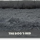 The Dog’s Bed, XL Grey Fur 43.5x34,Memory Foam, Pain Relief: Arthritis, Hip & Elbow Dysplasia, Post Surgery, Lameness, Supportive, Calming, Waterproof Washable Cover, Veterinary Approved