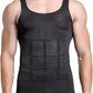 GKVK Mens Slimming Body Shaper Vest Shirt Abs Abdomen Slim